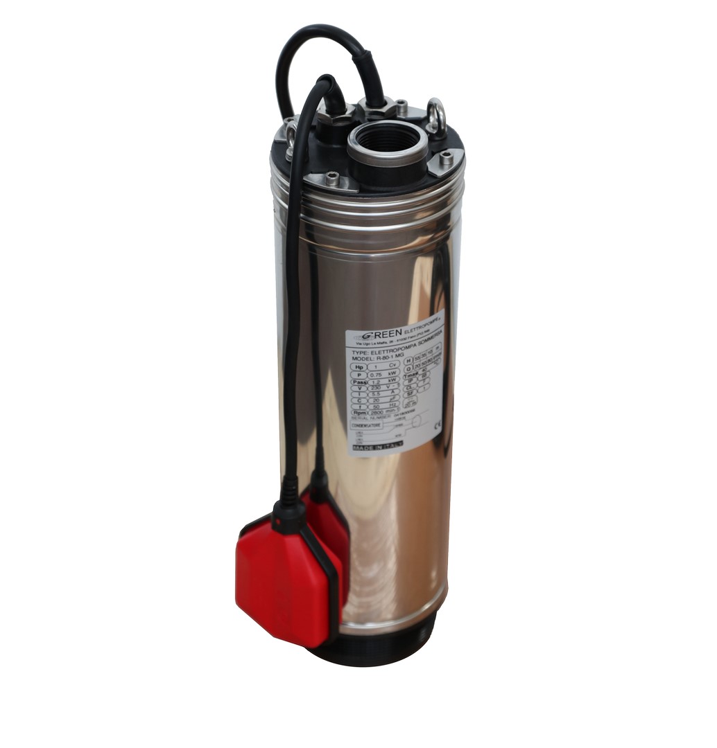 Elettropompe sommerse per pozzi e cisterne: Pompa Sommersa Completa AQUA  150/30 HP 1,5 V230 Monofase